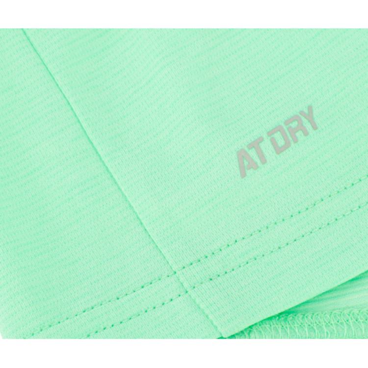 Li Ning Running Series Solid Color Logo Round Neck Comfortable Breathable Short Sleeve T-Shirt Men Tops Cool-Green ATSU551-2