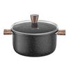 ZISIZ 22CM Double-Handle Stew Pot