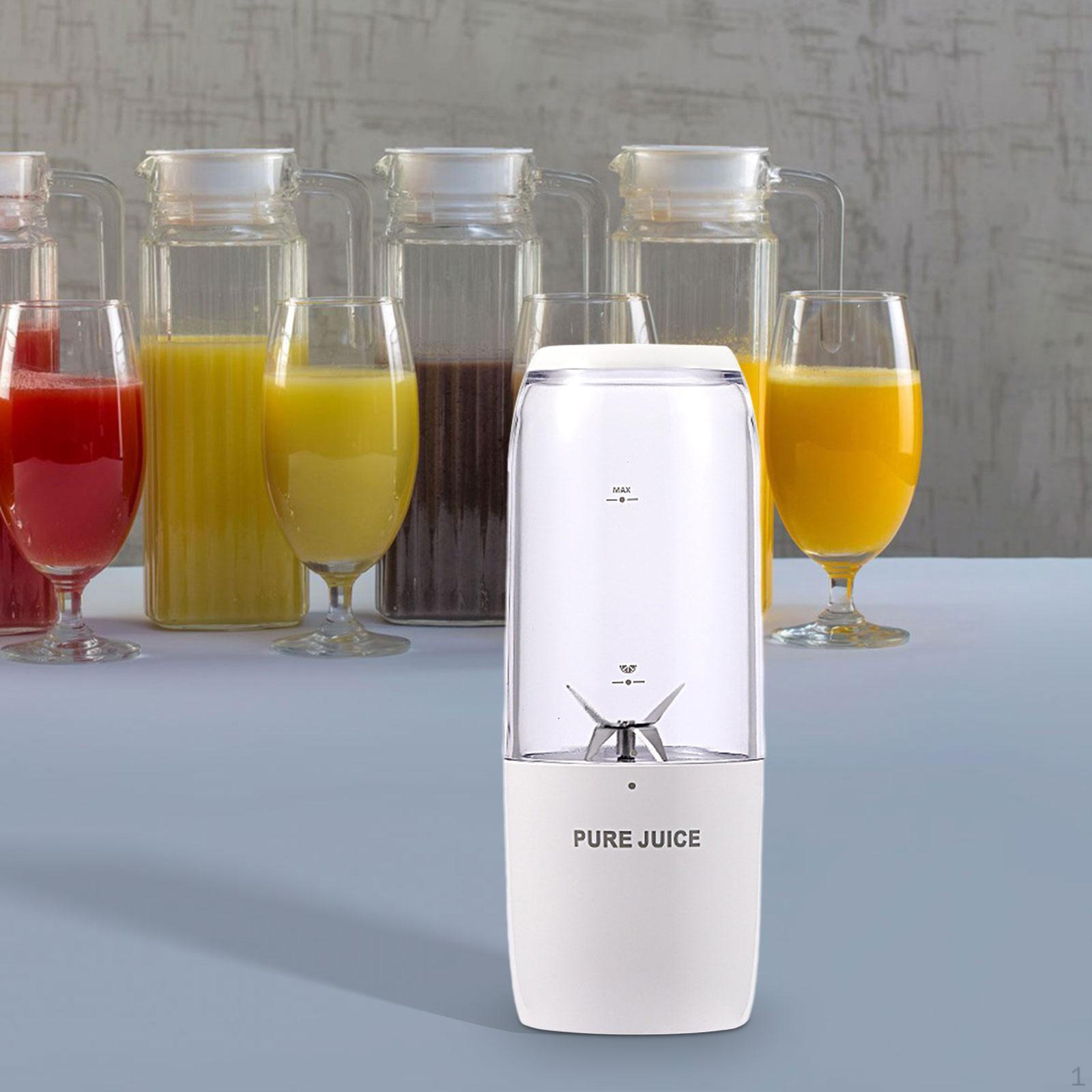 

Портативный блендер соковыжималка для цитрусовых электрическая мини-чашка для дома путешествия на открытом воздухе белый