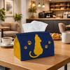 1pc Minimalist Modern Graphic Tissue Box Multifunctional, Cat Silhouette Icon Suitable for Home, Parties, And Car Decoration. This Decorative Tissue P