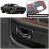 Innen Türgriff Schale Abdeckung Zierleisten für Dodge Challenger 09-14 Kohlefaser