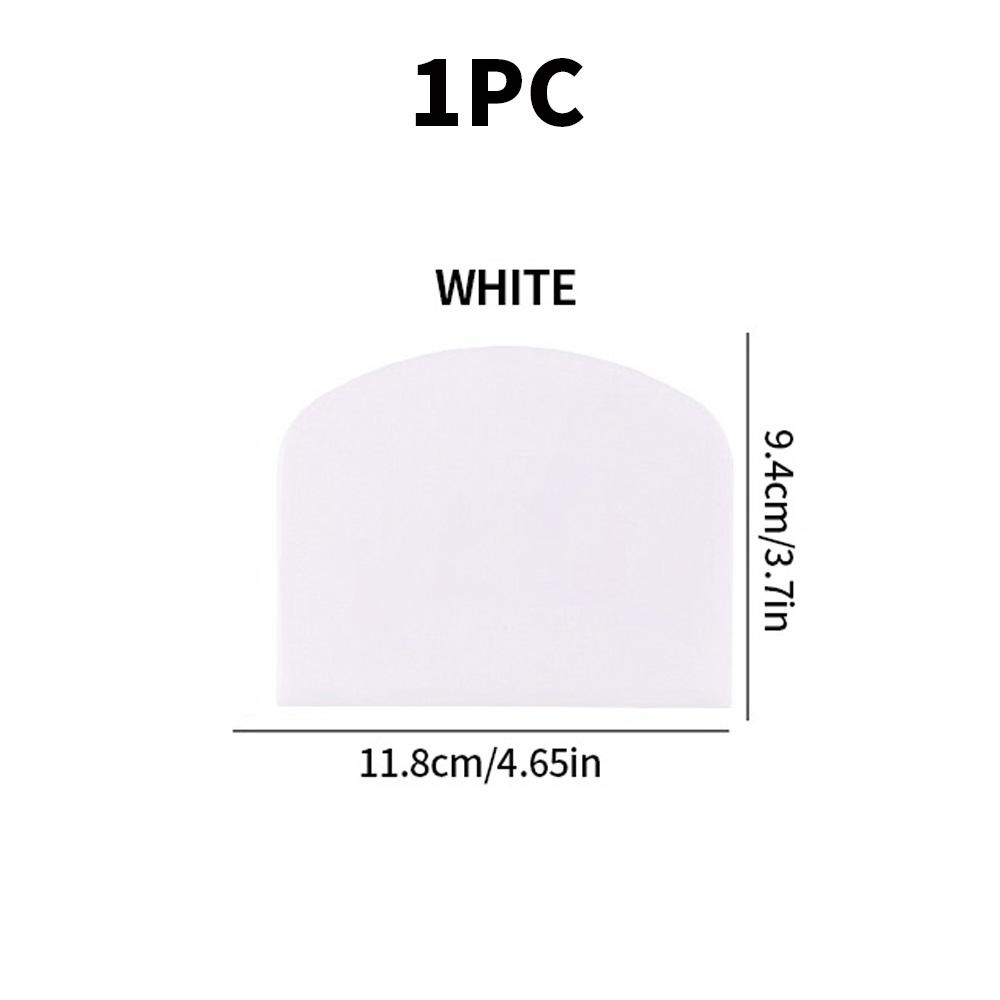 1 plastic cake cream spatula, dough knife, smooth edged butter scraper, baking tool - essential for home use