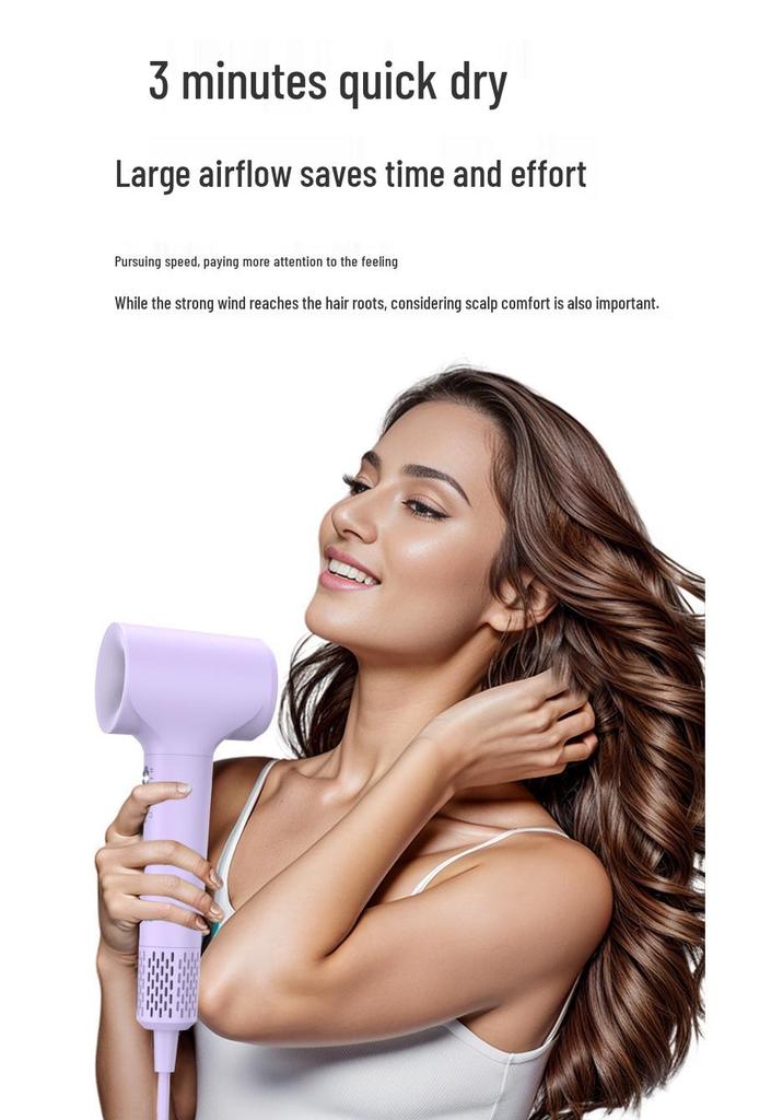 Low Noise Negative Ion Japan Hair Dryer - Three-Speed Household Model