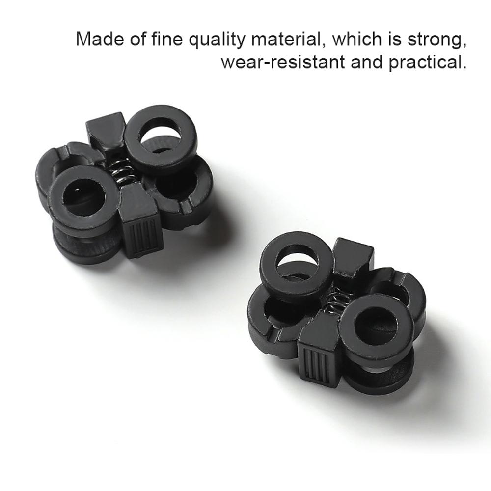 Cord Lock Wind Rope Spring Stopper Shoelace Toggle Shoelace Clamp Antislip Drawstring Clothing