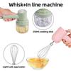 Wireless Mini Mixer Electric Food Blender Handheld Mixer Egg Beater Automatic Cream Food Cake Baking Dough Mixer