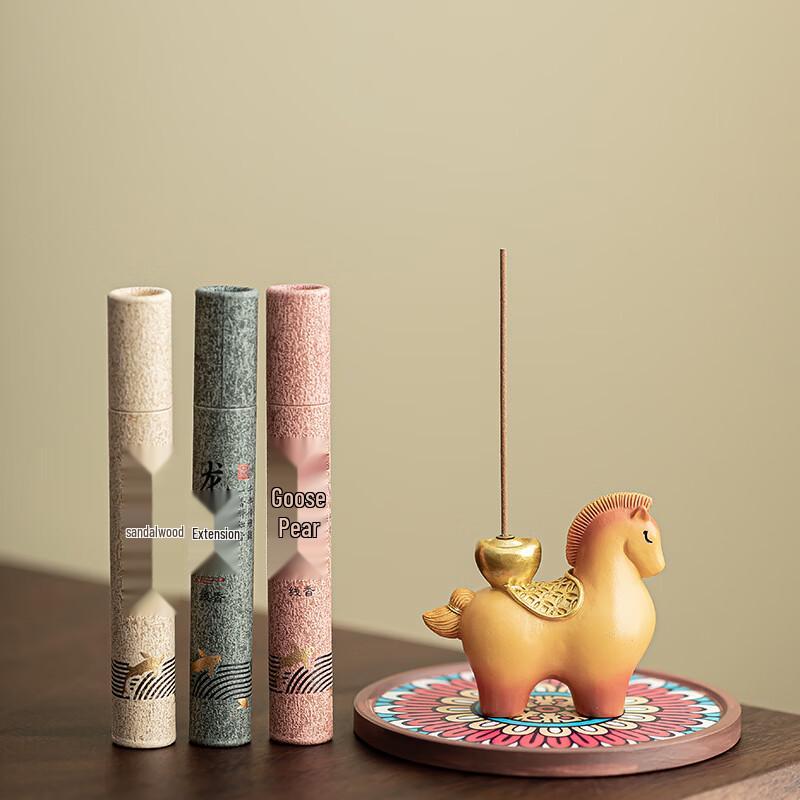 Auspicious Horse Incense Holder Tea Pet