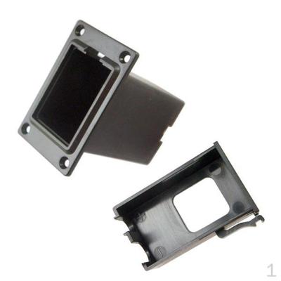 Pickup 9V Battery Holder Case Cover for Bass Guitar Accessory Black