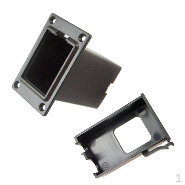Pickup 9V Battery Holder Case Cover for Bass Guitar Accessory Black
