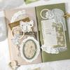 4 Styles 30 Pcs Vintage Material Paper Junk Journal DIY Scrapbooking Collage Materials Creative Stationery Background Paper