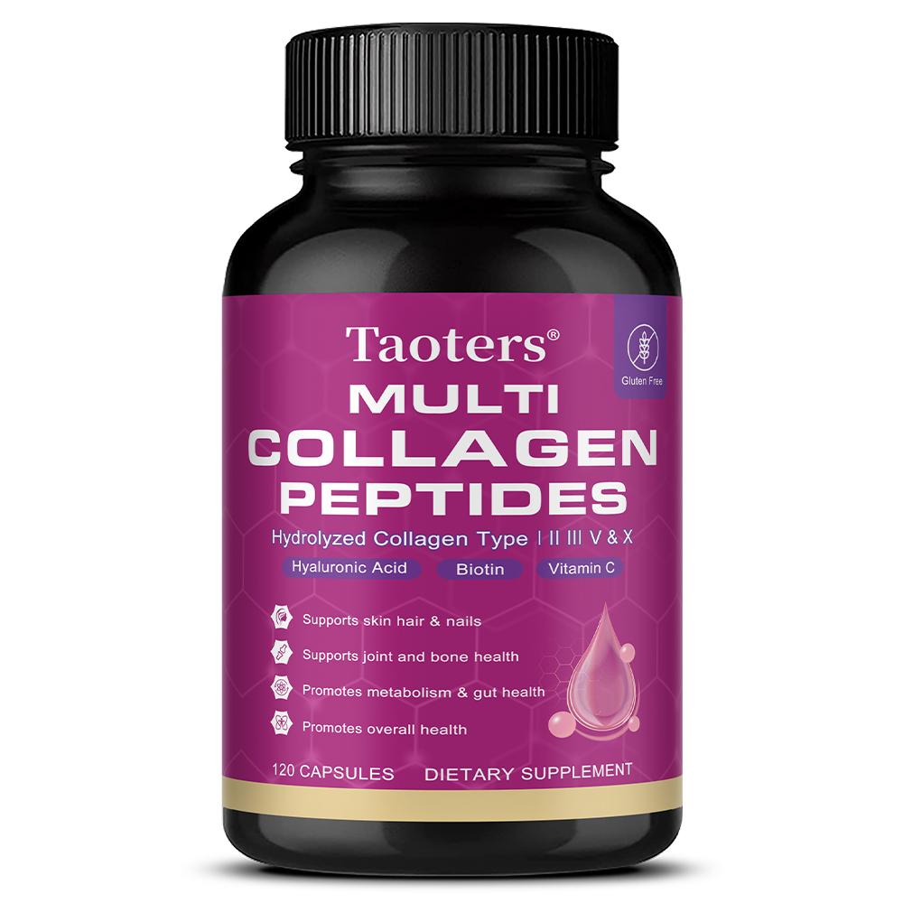 

Multiple collagen peptide capsules, suitable for both men and women, 60/120 capsules 120 capsules