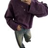 Maglione da donna autunno 2026, oversize, tinta unita, lavorazione a maglia morbida, casual, ampio, girocollo, pullover