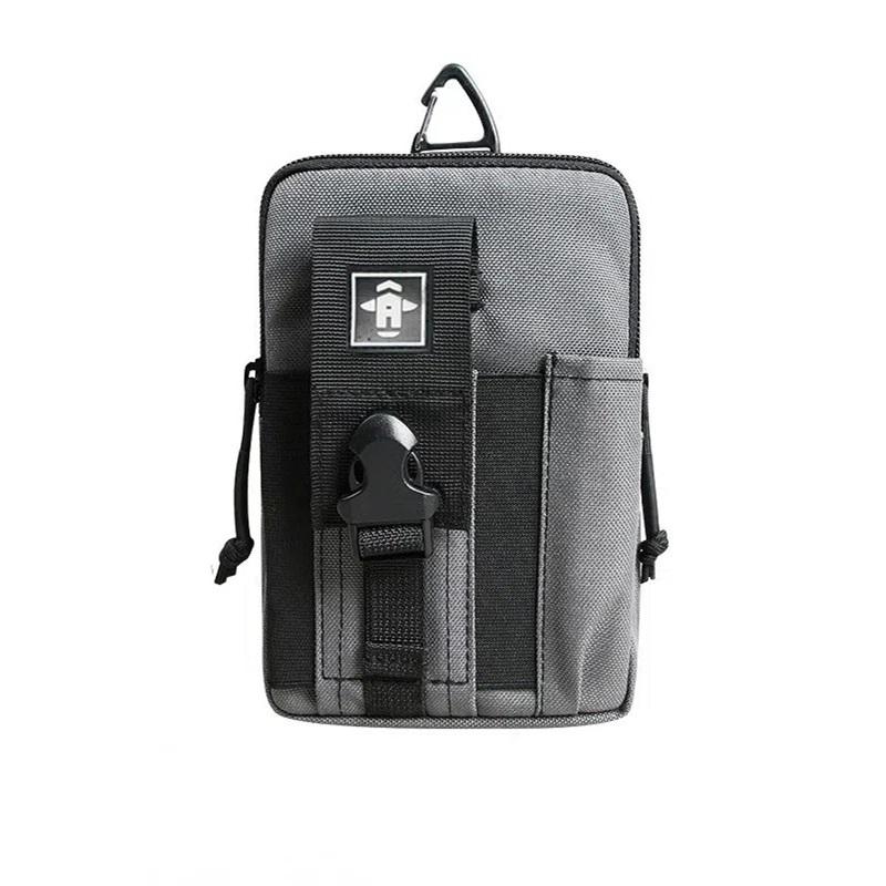 Tactical Cell Phone Waist Pack Male Multifunctional Shoulder Crossbody Outdoor Tools Wear Belt Storage Running Work Hanging Bag