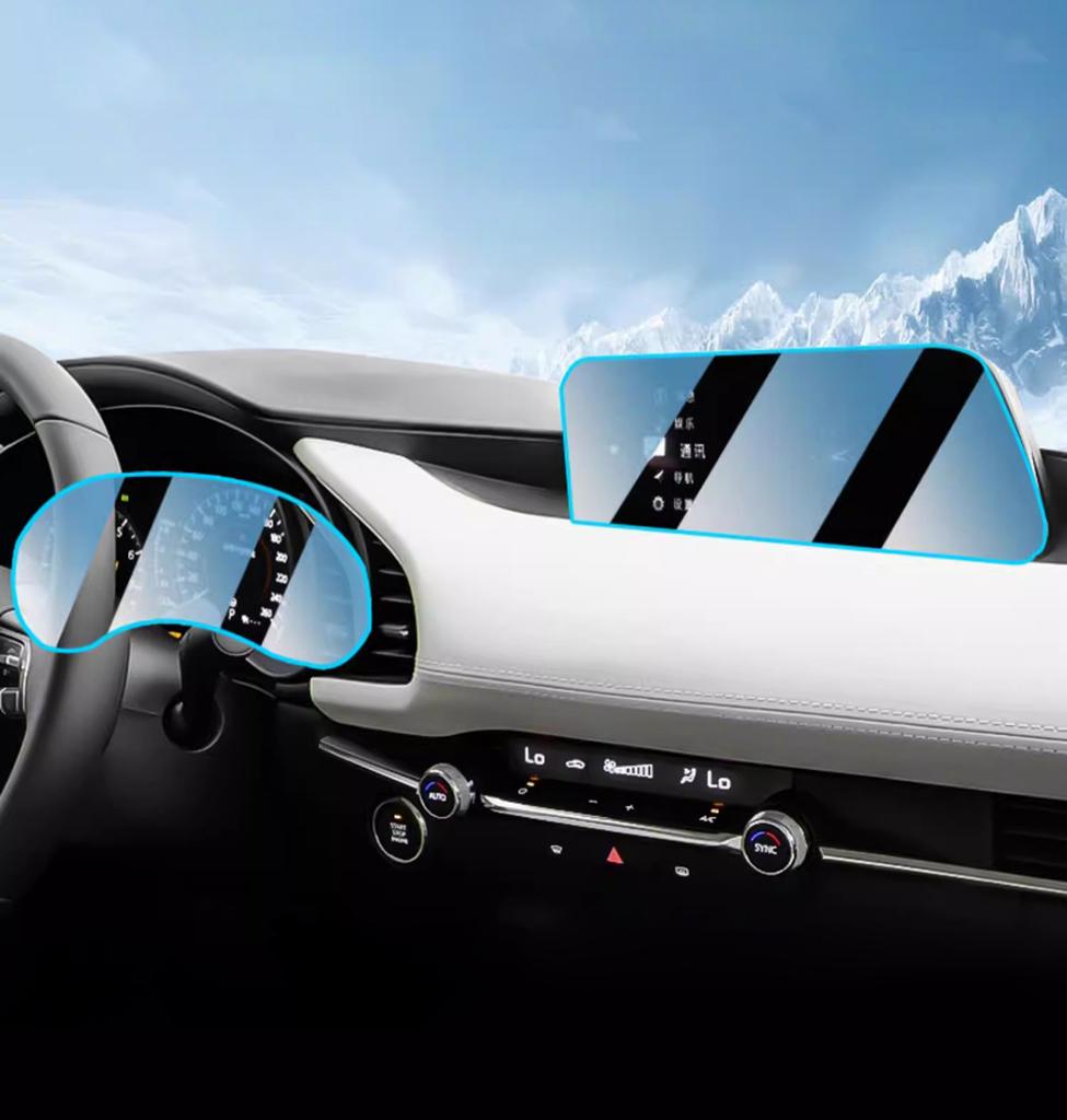 Car Interior TPU Protective Film For Mazda 3 BP M3 Axela 2019 2020 2026 2026 2026 2026 2026 Pre-cut Film Transparent Cover