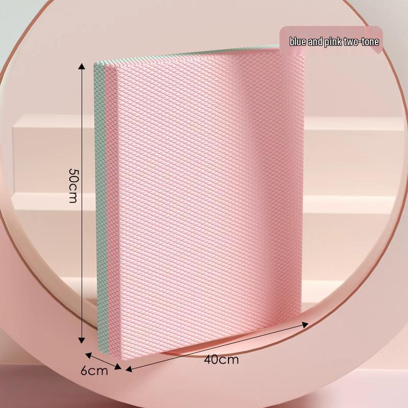 Thick Yoga Balance & Kneeling Pad with Soft TPE Mat for Core Training, Minor Flaws, Fennel Scent Black Large 49*40*6cm [TPE Soft]