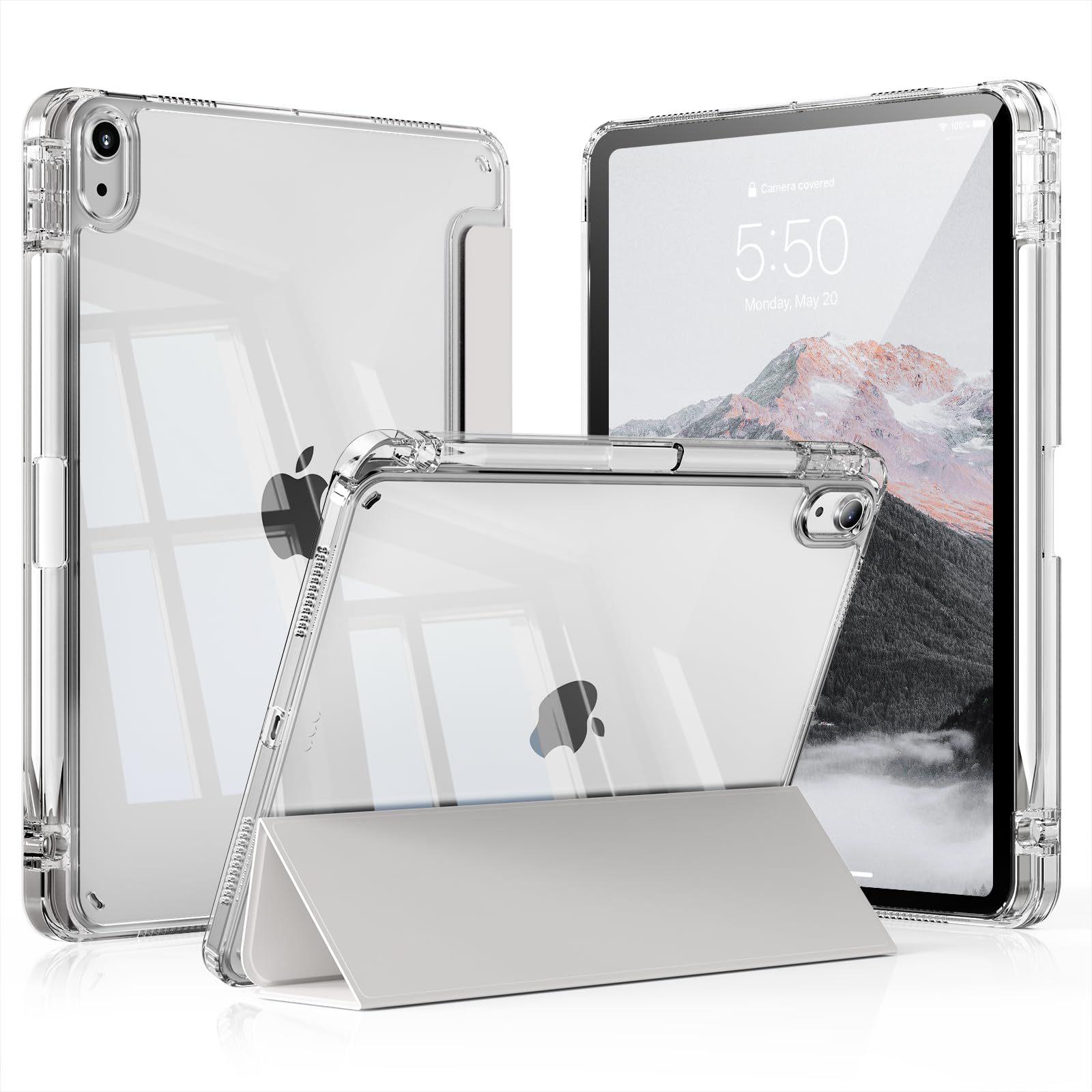 

Новая защитная оболочка для iPad 11-го поколения Air7 Прозрачная 6 Защитная крышка Pro 11 дюймов с держателем для стилуса Подходит для Apple 10 Mini6/7 generation (8.3inch ) серый