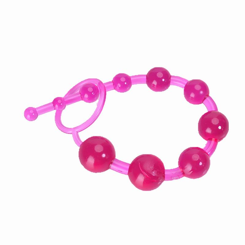 10 Beads Soft Rubber Anal Plug Beads Long Orgasm Vagina Clit Pull Ring Ball Butt Toys Adults Women Stimulator Sex