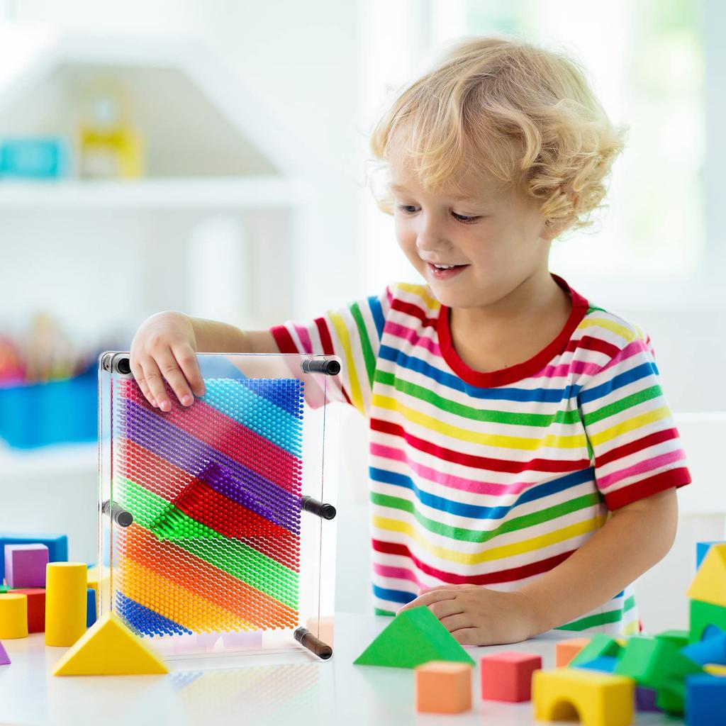 3D Clone Metal Pin Antistress Art Clone Hand Shape Model kid Toys Pinscreen Needle Board Sculptures Painting Carving Pinart Gift