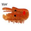Christmas Hair Claw Clips Clip for Women, Acrylic Festive Accessories with Elk Santa Snowflake Cute Gift Girls Patterns, Non Slip Strong Hold Styling