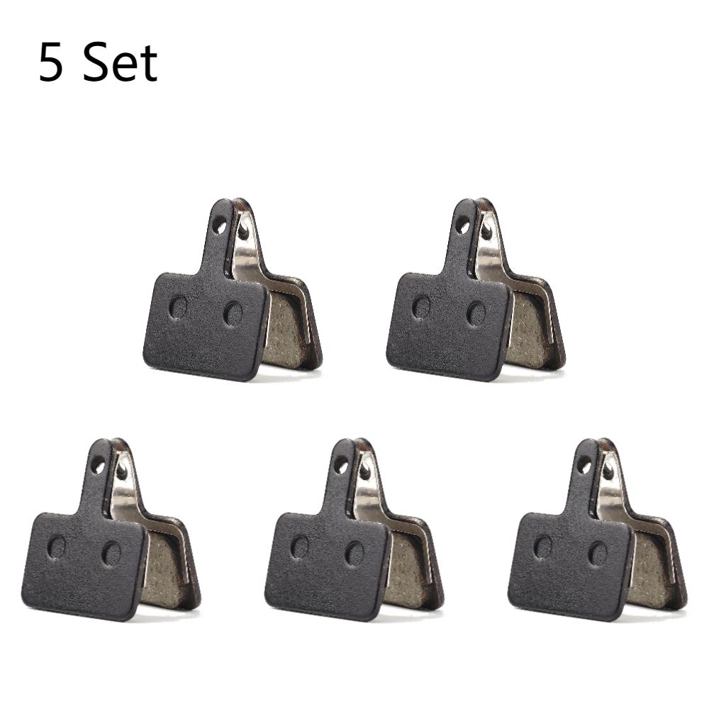 5-20 set mountainbike skivbromsbelägg för SHIMANO M375/M445/M446 Harts Halvmetalliska Cykelbromsbelägg Tillbehör