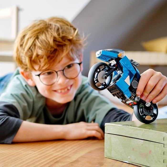 LEGO Creator Super Bike 31114. Toy block. Bike. For boys and girls ages 8+. 4.3" H x 7.5" L x 2.4" W.