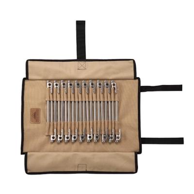 CAMPING MOON Canvas Storage Bag for Pegs, Peg Case, and Peg Bag (B-126) - Holds Hammers and Pegs Simultaneously