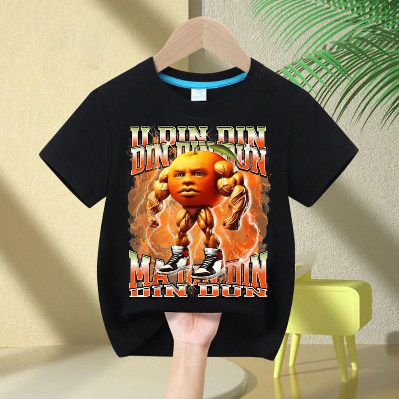 2025 Funny Italian Classic of Mountains and Seas Children's Cotton T-shirt Boys Girls Cartoon CosPlay Short Sleeve Breathable