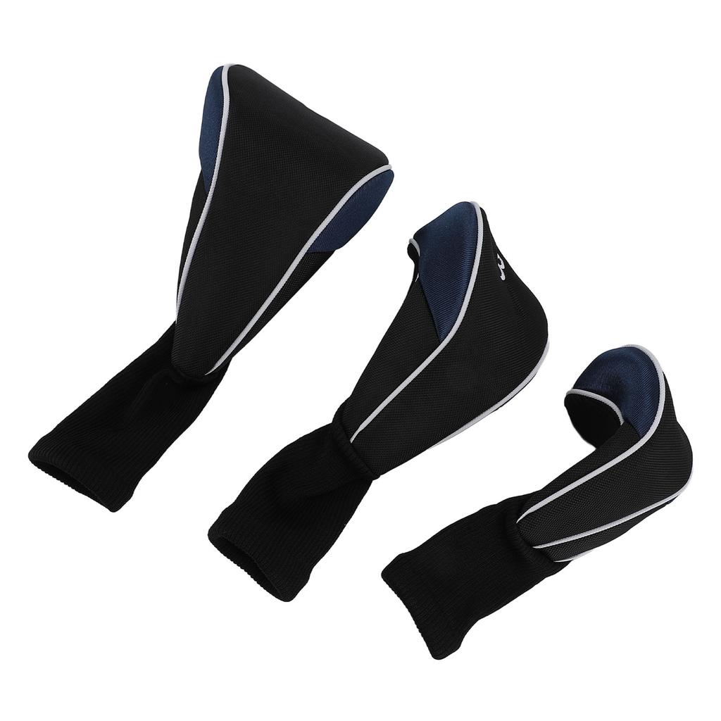 3PCS   Head Covers for Driver Fairway Woods     Elastic   Neck Headcovers Set