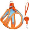 Reflective Vest-Style Pet Harness and Leash Combo