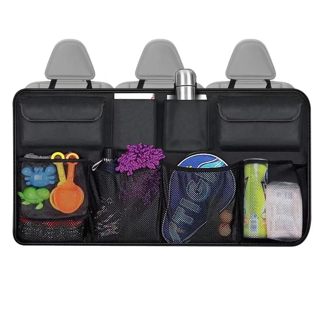 Multi Functional Car Trunk Storage Bag SUV Car Seat Back Hanging Bag Auto Storage Mesh Bag Car Interior Storage Accessories