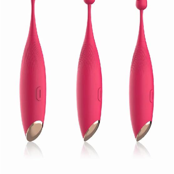 Sex Toy G-Spot Vibrator Massage Clitoris Stimulate Female Masturbation Mute Charging Honey Bean Stick Three-Head Climax