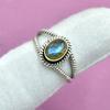 Natural Labradorite Gemstone Ring, Designer Ring, Gift For Her, Boho Ring, 925 Sterling Silver Ring, Fashion Jewelry