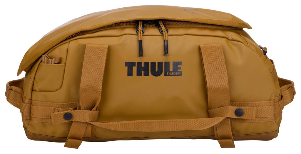 Thule Chasm Duffel 30L Heavy Duty Weather Resistant Lockable Zipper Pull Golden 1.2kg