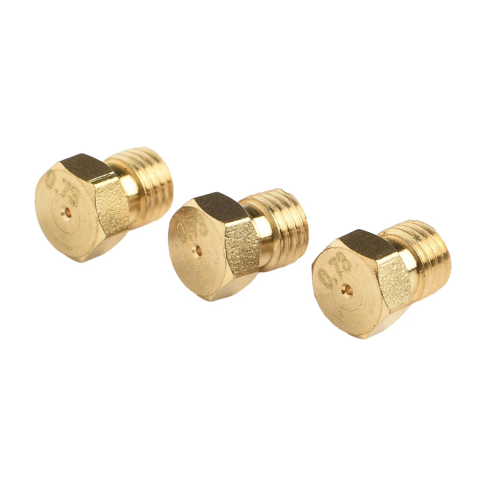 

5PCS Gas Injectors Burner Gas Conversion Kit 0.73, 0.73, 0.73, 0.73, 0.97 Nozzle Sizes 0.73, 0.97 Compatible With Most Cooktops China Mainland