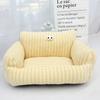 Cartoon Style Pet Bed Couch for Dogs And Cats Autumn Winter New Model Big Eyes Series Daily Use Pillow Artificial Short Fur