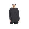 adidas Sweatshirt à col rond décontracté de couleur unie pour le sport Unisexe Sweatshirt Noir IK3469