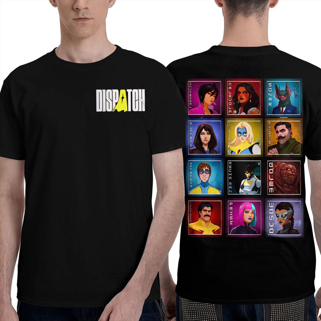 Vintage Dispatch Video Game T-Shirts Men Women's Pure Cotton Tees Shirt Unique Clothing