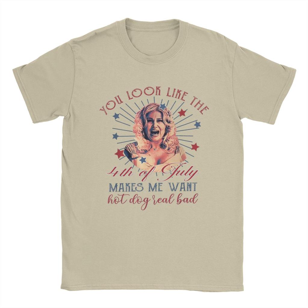 Funny You Look Like 4th Of July Hot Dog T-Shirts Men Legally Blonde Creative Cotton Tee Round Neck Short Sleeve T Shirts Tops