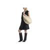 COS Quilted Zipper Closure Polyester Cloud Bag Shoulder Crossbody Bag Extra Large Women bags Beige 0916460028