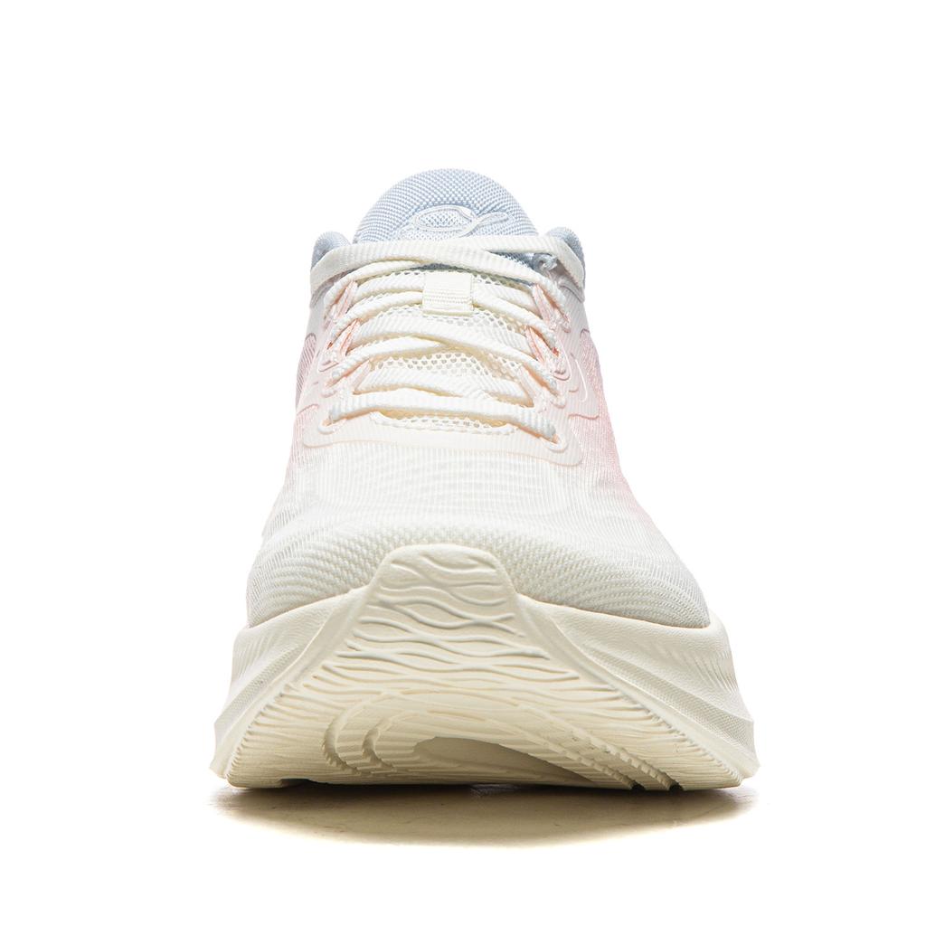 LiNing Lingbo V3 Thick Sole Height Increasing Versatile Soft Rebound Running Shoes Women Sneakers White Pink Blue ARSW112-1