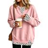Women's Casual Printed Two-Piece Loose Fit Long Sleeve Sweatshirt Top