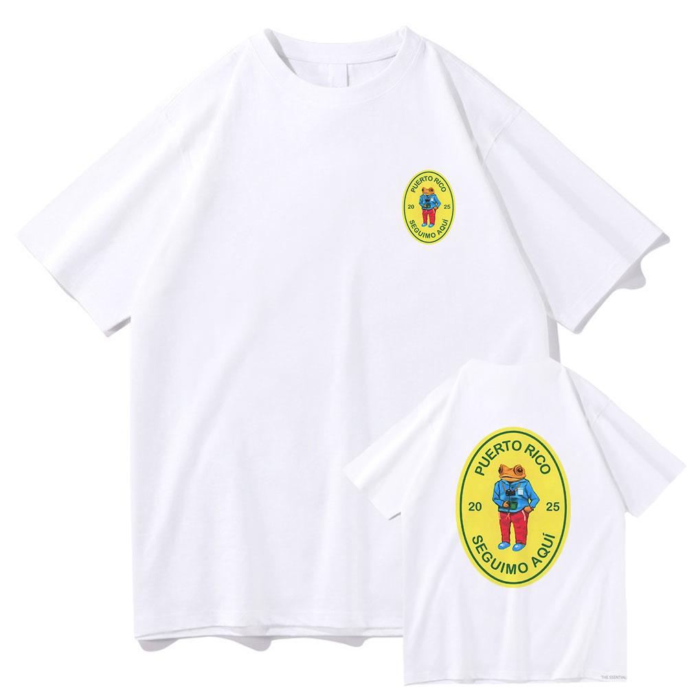 Debi Tirar Mas Fotos This Tshirt 2025 Bad Bunny New Album Men/women Clothing Harajuku Clothes Unisex Cotton Graphic T Shirts Top