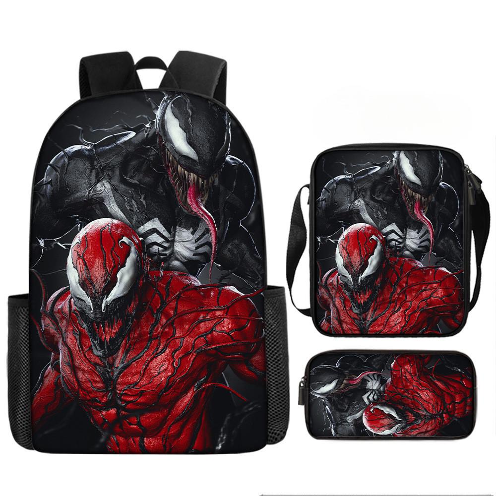 Child Printed Backpack Schoolbag Shoulder Bag Pencil Bag