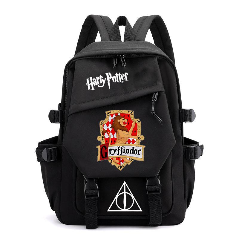 Mochila Bolso Escolar Mochila Casual para Estudiantes Hombres Mujeres Estilo Hogwarts Gran Capacidad Mochila de Viaje