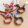 Metal Ethnic Style Wristband Europe American Style Bohemian Scarf Bangle Silk Cuff Bracelet Women