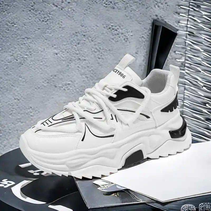 Super Big Size High Platform Shoes For Mens Sneakers 36 Size Shoes Blue Tennis Man Sport Zapato Aestthic Comfortable