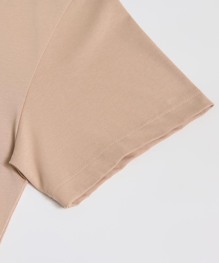 TEN PAST SEVEN Oversized T-Shirt - Beige