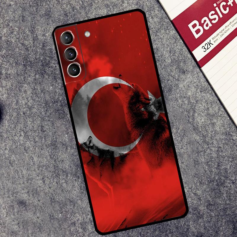 Custodia Bandiera Turchia Per Samsung Galaxy S26 S25 S24 Ultra S20 FE S21 S22 S23 Plus S10 S25 FE Cover Couqe