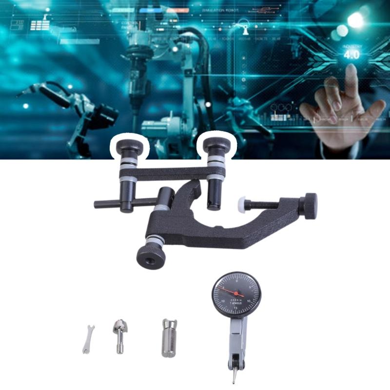 Professional Dials Indicator with Strong Holder Accurate Measurements Tool Set Perfect for Machinists & Technicians