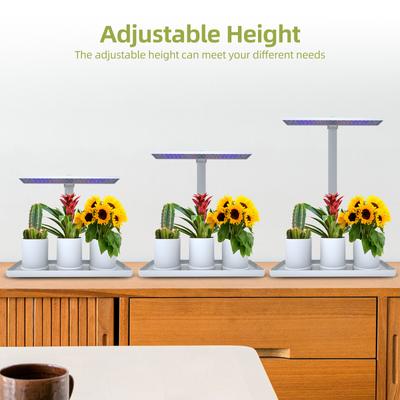 Desk Grow Lights for Indoor Plants Full Spectrum Desk LED Plant Light with 3/9/12H Auto Timer
