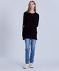 BASIC HOUSE Women'S Cotton Single Layered Long Sleeve T-Shirt Black Lats0217